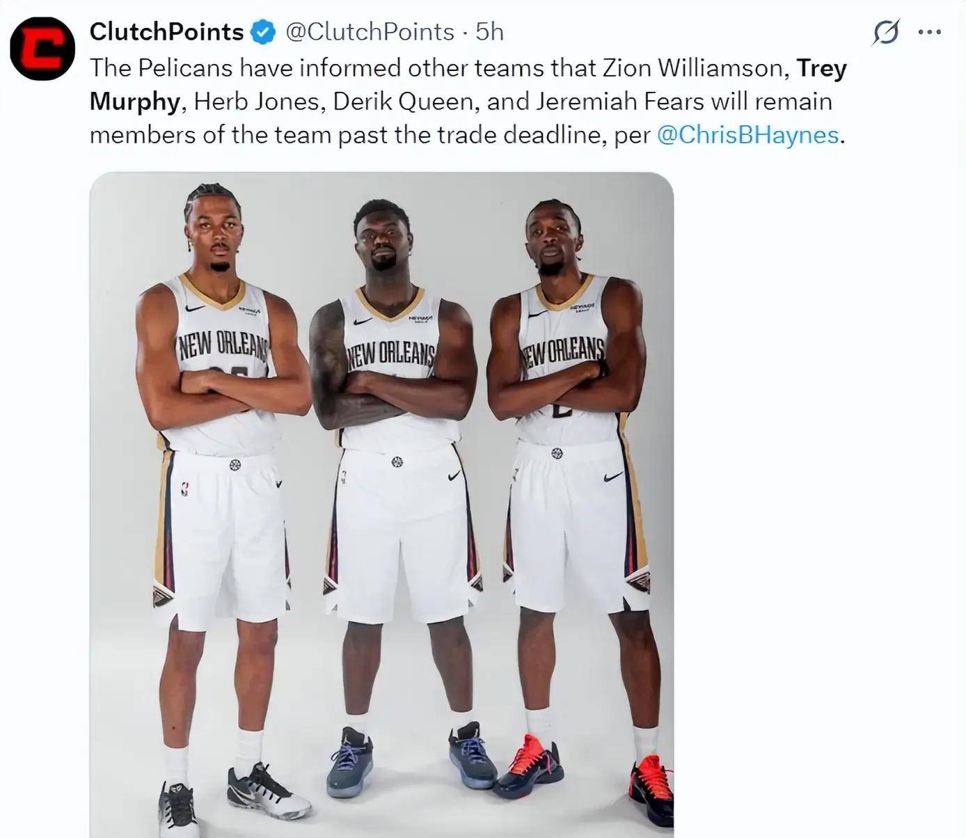 开云登录-关于NBA总决赛赛程吃紧,新奥尔良鹈鹕赛后内部沟通,更衣室稳定,球队文化再被提及的信息